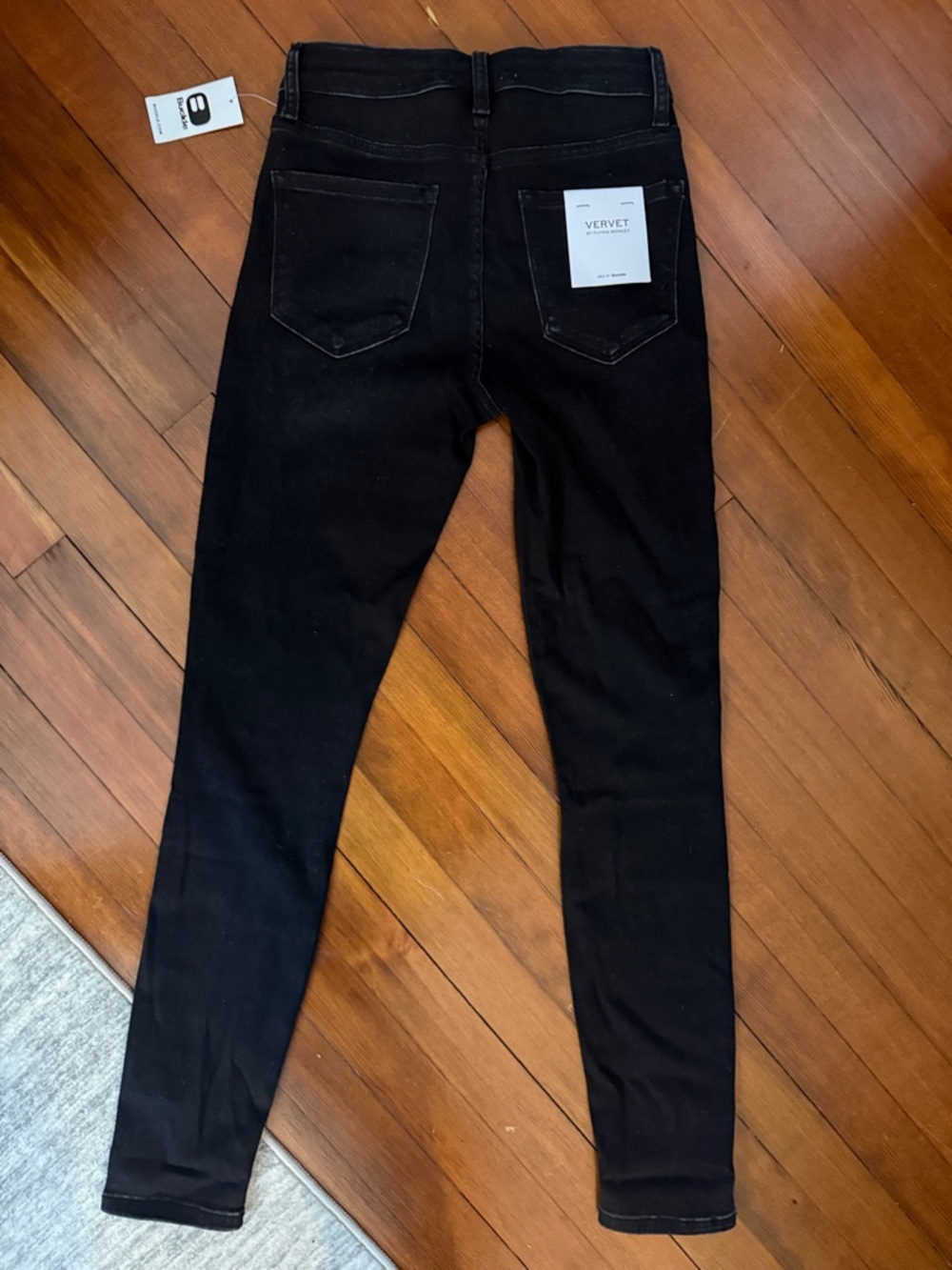 Vervet by Flying Monkey Black High-Rise Skinny Jeans